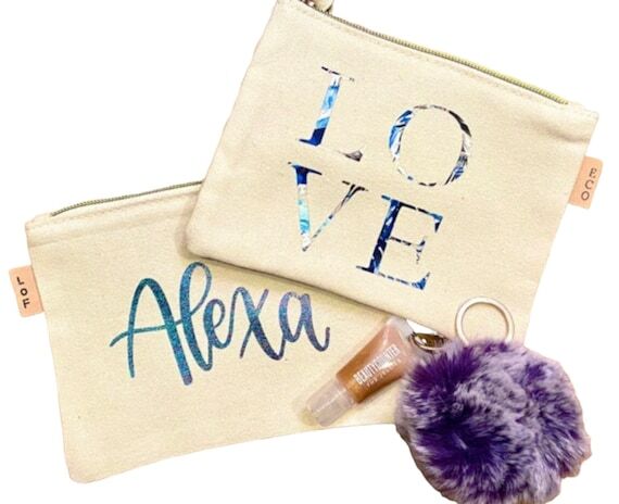 Custom Double Sided “LOVE” Eco Pouches...