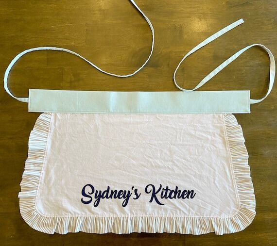 Customizable Pink/ Farmhouse/ Kitchen Half Ap...