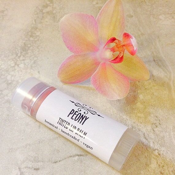Tinted Lip Balm • Peony Lip Tint • Vegan ...