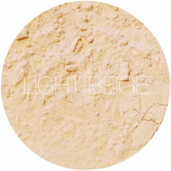 Light Beige Mineral Foundation • Natural Mi...