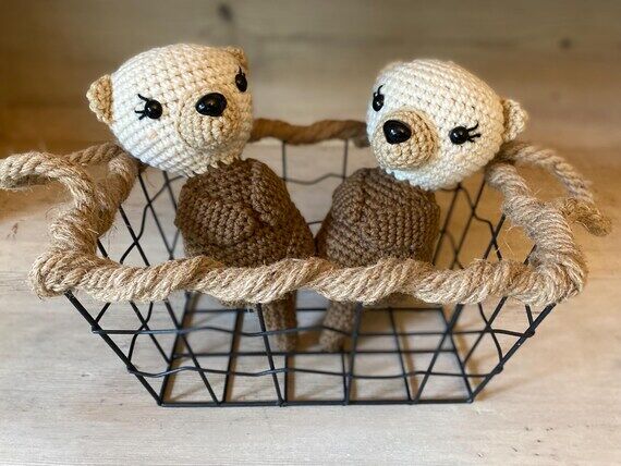 Handmade Crochet Otter Plush – Amigurumi St...