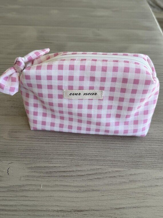 Handmade Pouch | Floral Cosmetic Bag | Soft E...