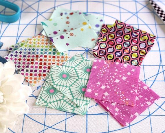 2.5" Fabric Squares Scrap Pack 30 Precut...