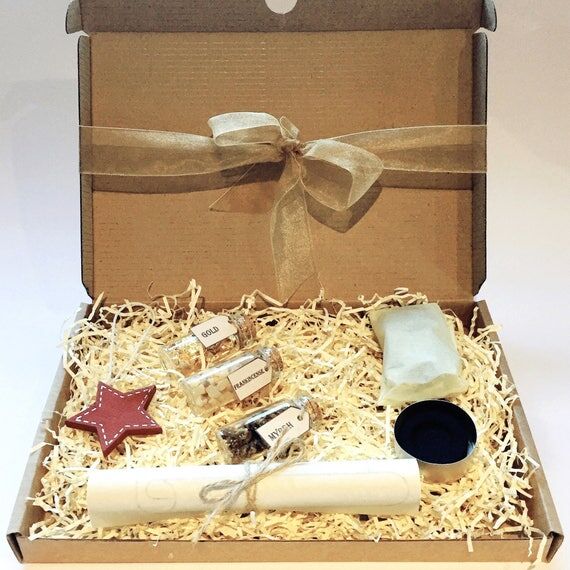 Gold Frankincense and Myrrh Christmas Gift Se...
