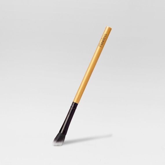 Angled Eyeshadow Blending Brush: Vegan Bamboo...