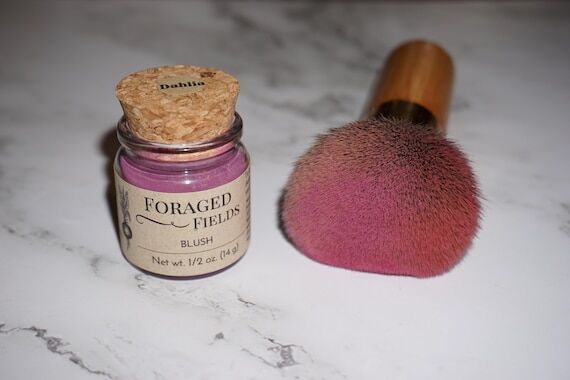 Handmade Natural Vegan Powder Blush: Clay & P...