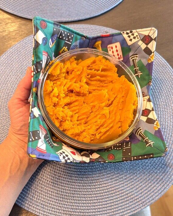 Microwave Bowl Cozy: Game Night...