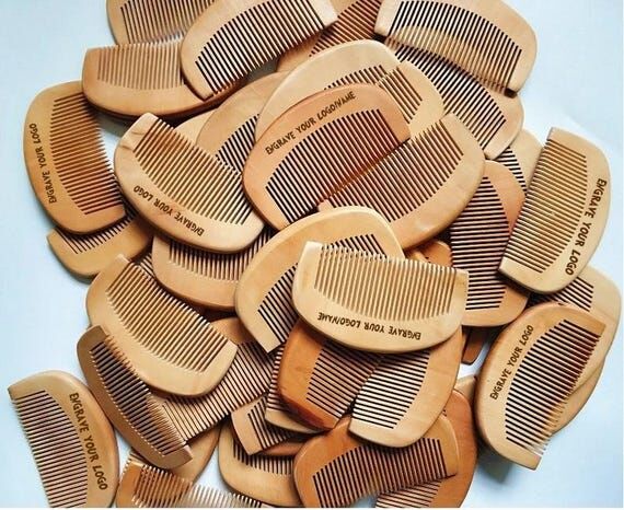 Personalized Customize Logo Combs-Handmade Fi...