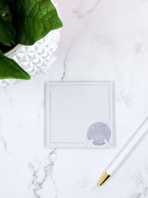 Spaceship Earth Memo Pads | Handmade EPCOT St...