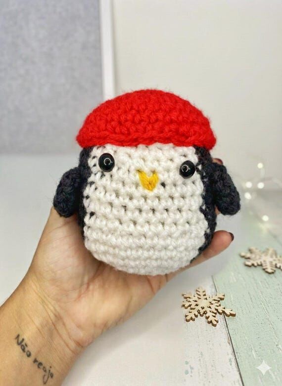 Handmade Penguin Amigurumi...