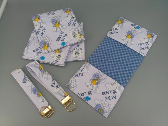 Don’t Be Salty Wristlet Keychain & Matching...