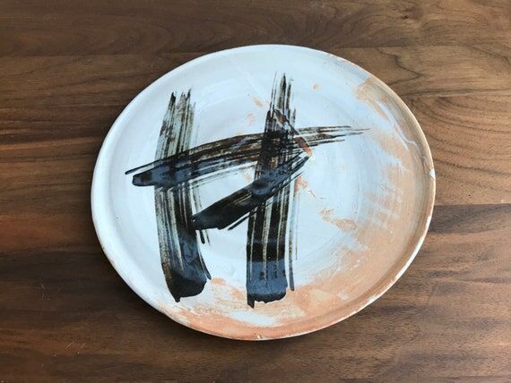 Handmade Pottery Plate: Ceramic Art, 7 inch P...