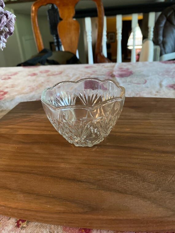Vintage PineCut Collection Crystal Cut Glass ...