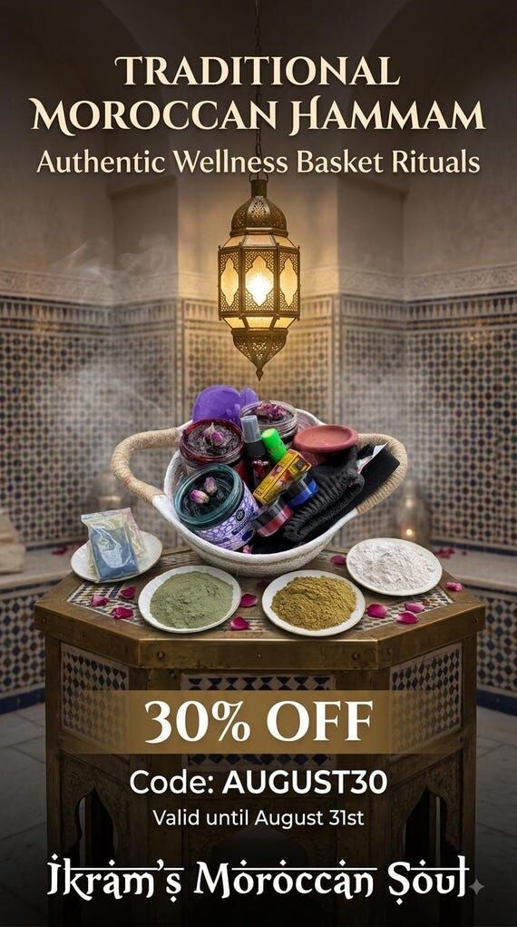 Mini Moroccan Spa Kit – Black Soap, Argan, ...