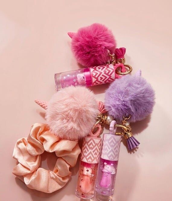 Lip Gloss Holder Keychain, Portable Lip Gloss...