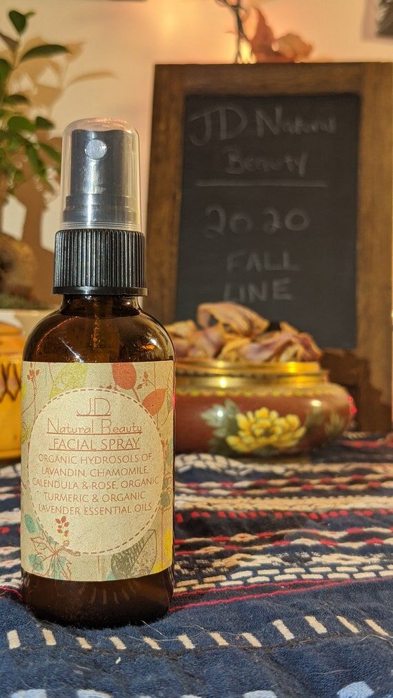 Vegan Herbal Facial Spray // Organic // Homem...