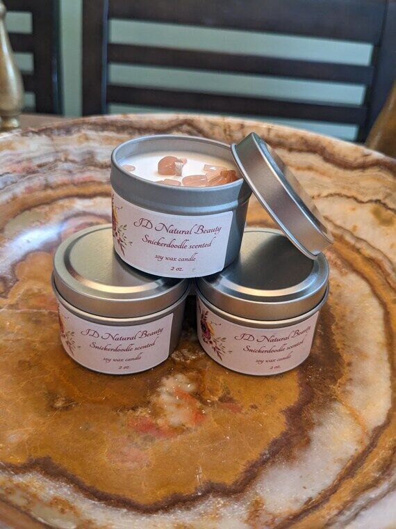 Homemade Snickerdoodle Candles // Soy Wax // ...