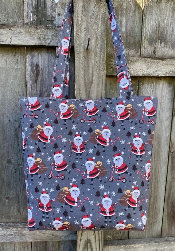 Reversible Krampus Tote Bag Washable Reusable...