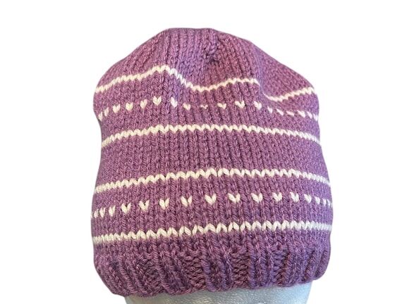 Everyday Cozy Mauve Knit Beanie...