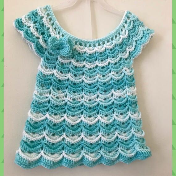 Little Grace™ Handmade Crochet Baby Dress...