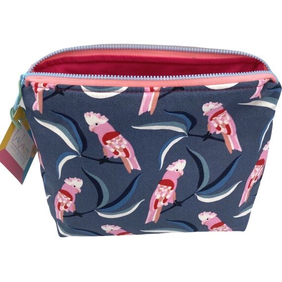 Cockatoo Makeup Bag, Australian Bird Cosmetic...