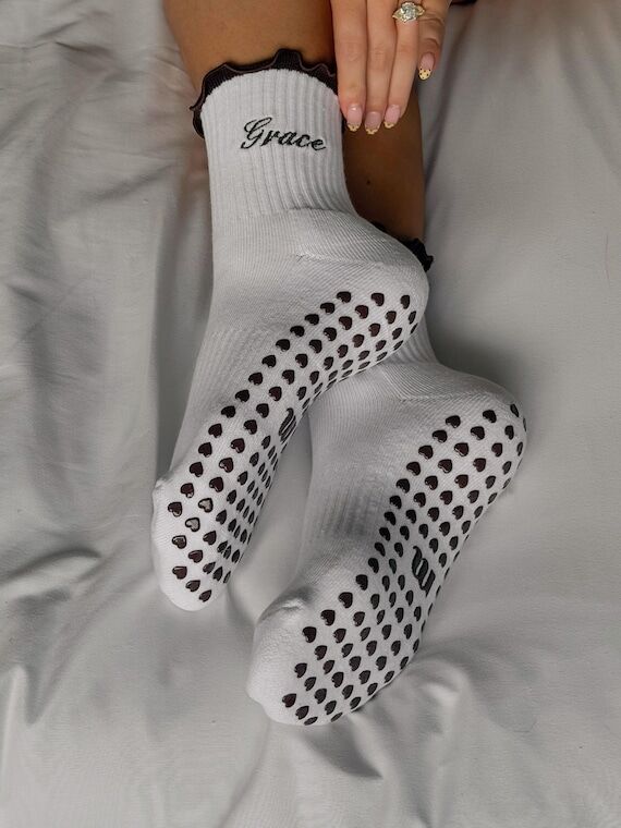 Personalised Grip Socks with Name or Initials...