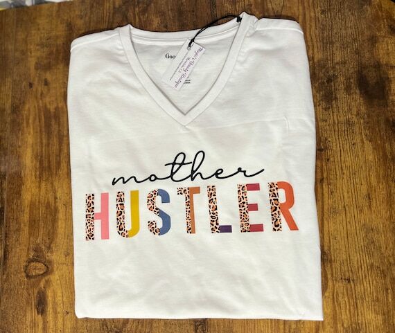 Custom 'Mother Hustler' Graphic Tee, Personal...