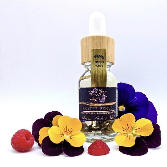 Vegan Beauty Serum: Sweet Violet, Raspberry O...
