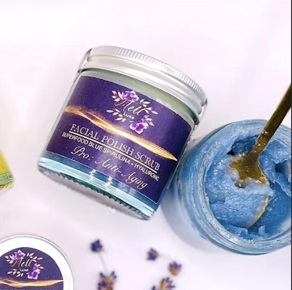 Vegan Anti-Ageing Facial Polish: Hyaluronic A...