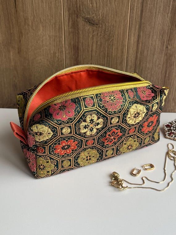 Vintage Obi Pouch 1940s – Japanese Kimono B...