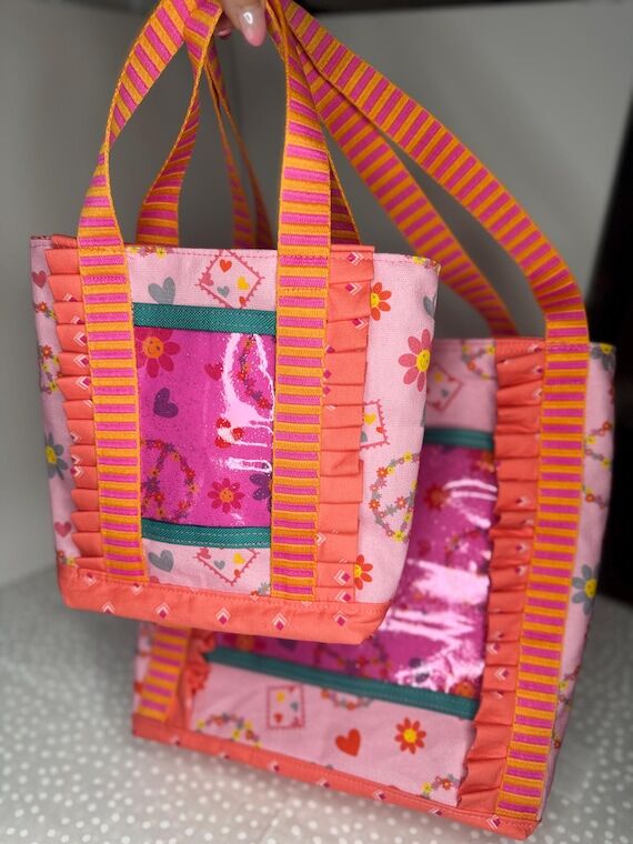 Mommy and Me Tote Bag Set, Mother Daughter Ma...
