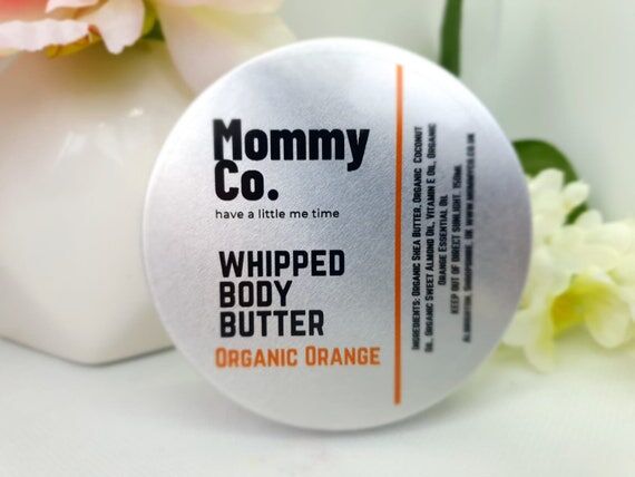 Organic Orange Body Butter, 100% organic body...