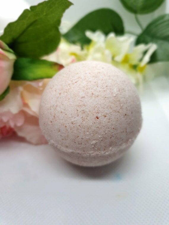 Baby powder bath bomb, organic bath bombs, na...