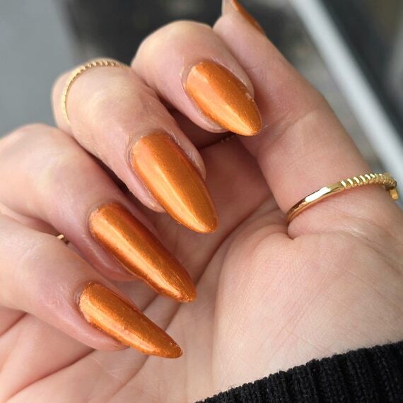 Pumpkin Pop Handmade Nail Polish...