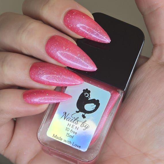 Oh my Mammories Pink Magnetic Handmade Nail P...
