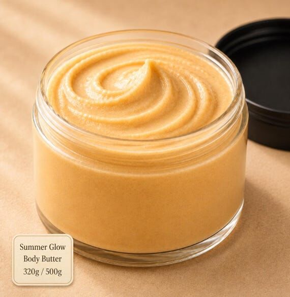 Golden Glow Body Butter | Soft Shimmer Hydrat...