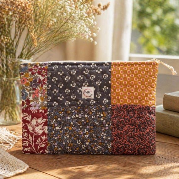 Personalized Patchwork Laptop Sleeve – MacB...