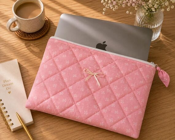 MacBook Sleeve – Handmade Gift - Padded Lap...