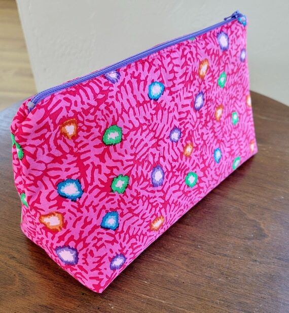 Handmade Cosmetic Bag: Kaffe Fassett "Mo...