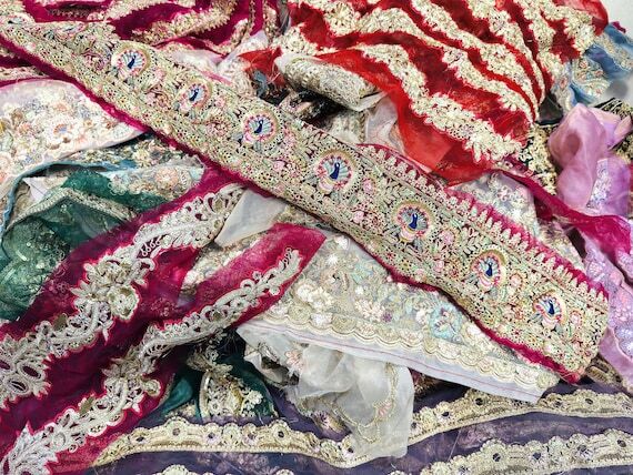 Designer Indian Embroidered Lace Borders – ...