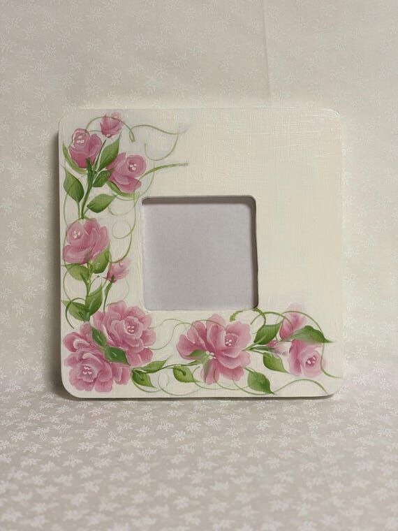 Hand painted photo frame...