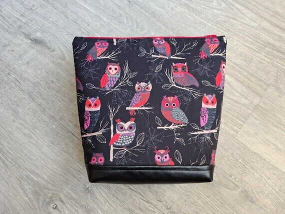 Owls Handmade Cosmetic Wash Bag Make-Up Pouch...