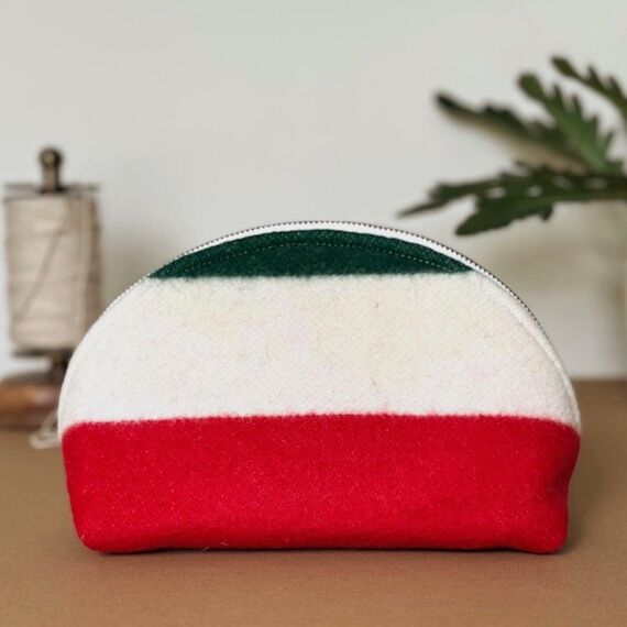 Pendleton Wool Pouch with Custom Inside Messa...