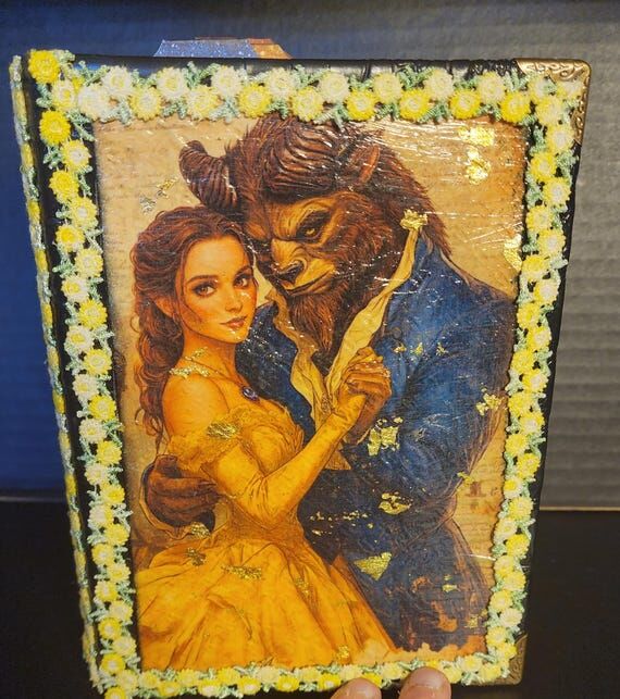 Handmade Beauty and the Beast Junk Journal, F...