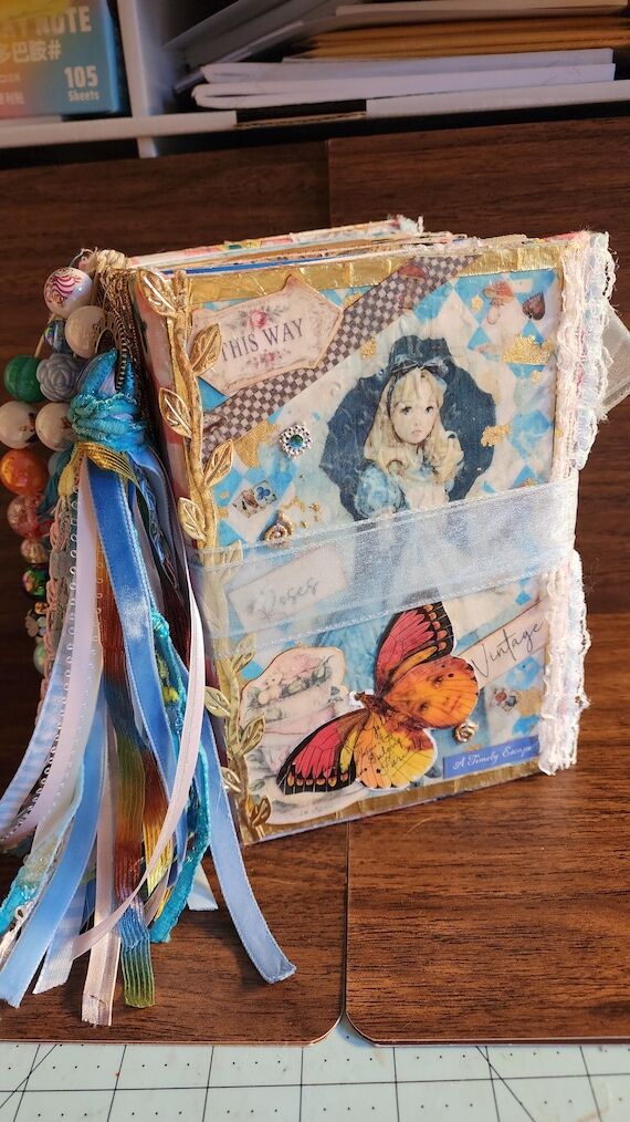 Alice in Wonderland "junk" journal....