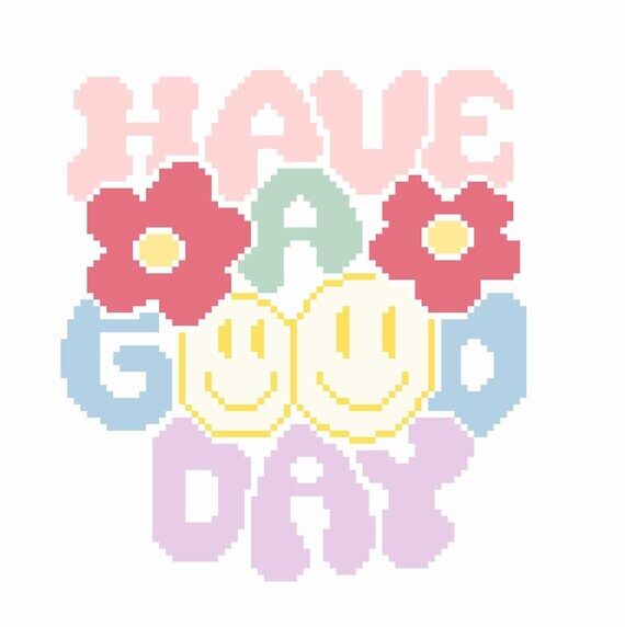 Have a Good Day Hand Painted Needlepoint Canv...