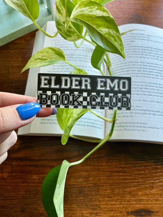 Elder Emo Book Club Sticker | Dark Romance | ...