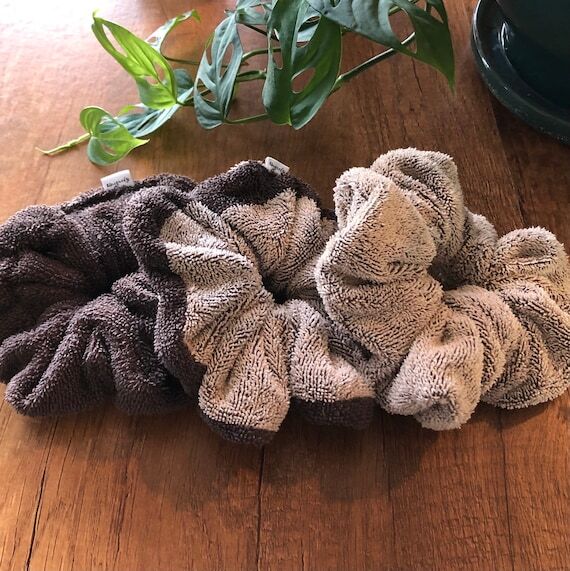 XL Terry Cloth Towel Scrunchie, Water Absorbi...