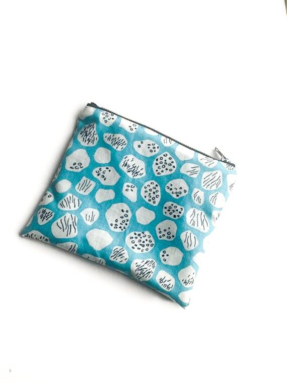 Vintage 60s makeup bag / Handmade makeup bag ...