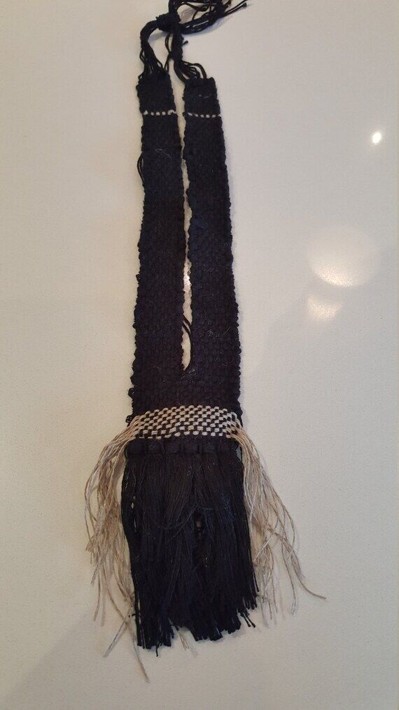 Woven Necklace "Ebony"...